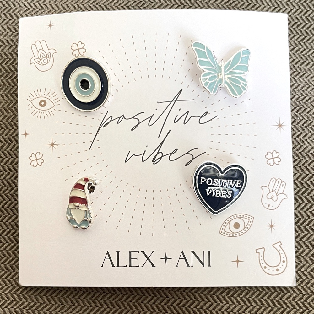Alex and Ani Positive Vibes Pin Set